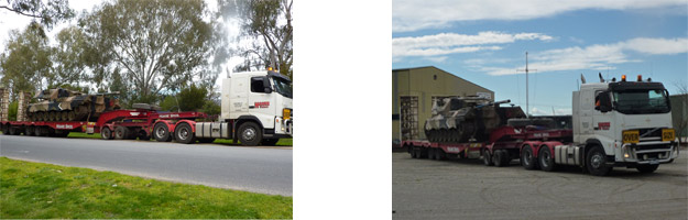 Heavy Haulage Projects 2011, Army Tank Transportation